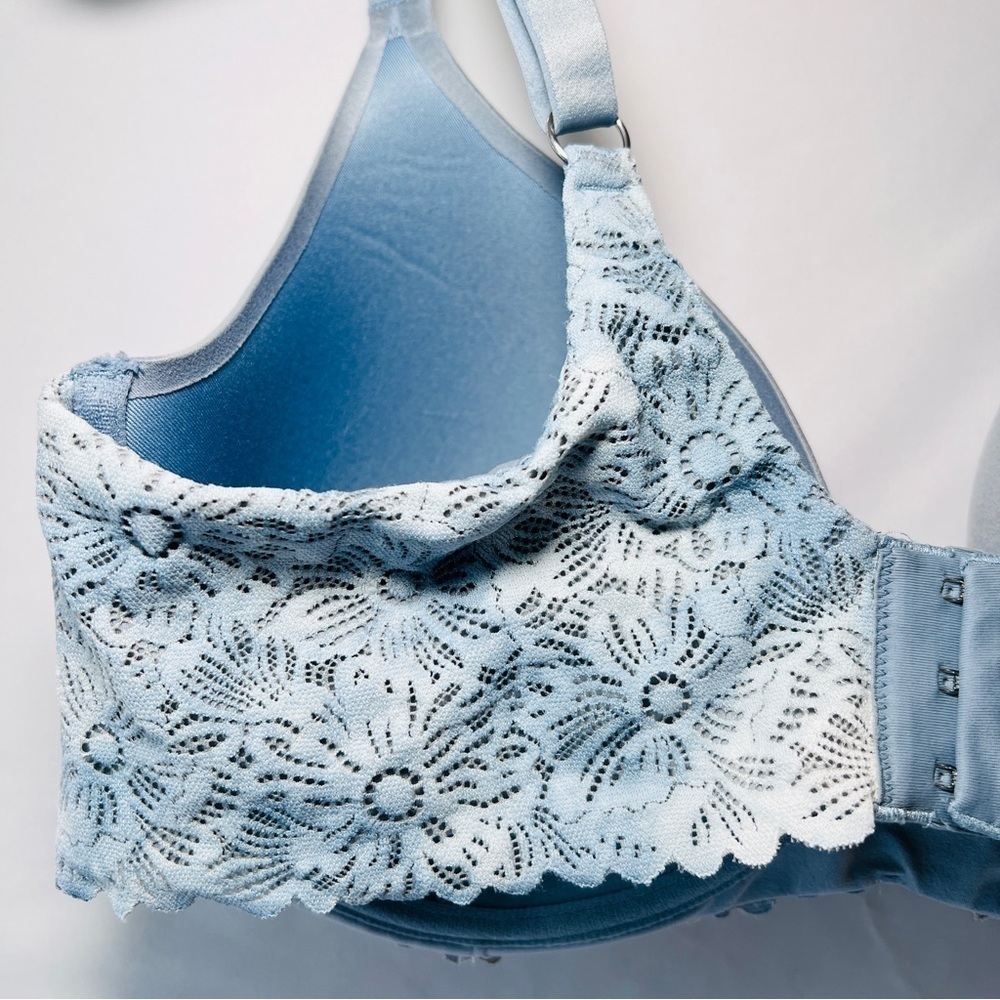 Aerie Real Sunnie Full Coverage Bra  -Light Blue - Size 38DD - Picture 3 of 7